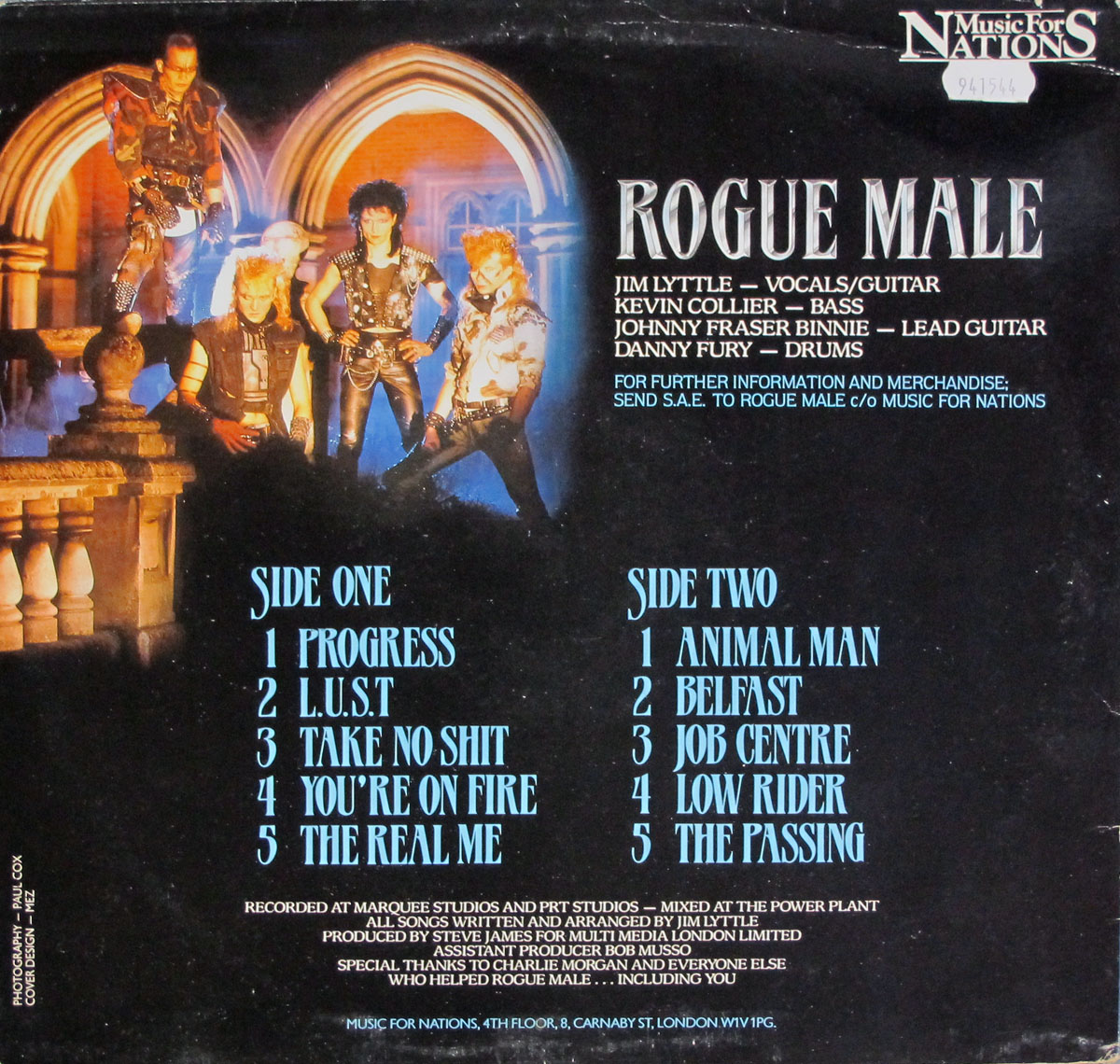 High Resolution Photos of rogue male animal man nwobhm 
